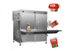 迅捷新款辣椒醬灌裝機一出手，好多機械廠家如